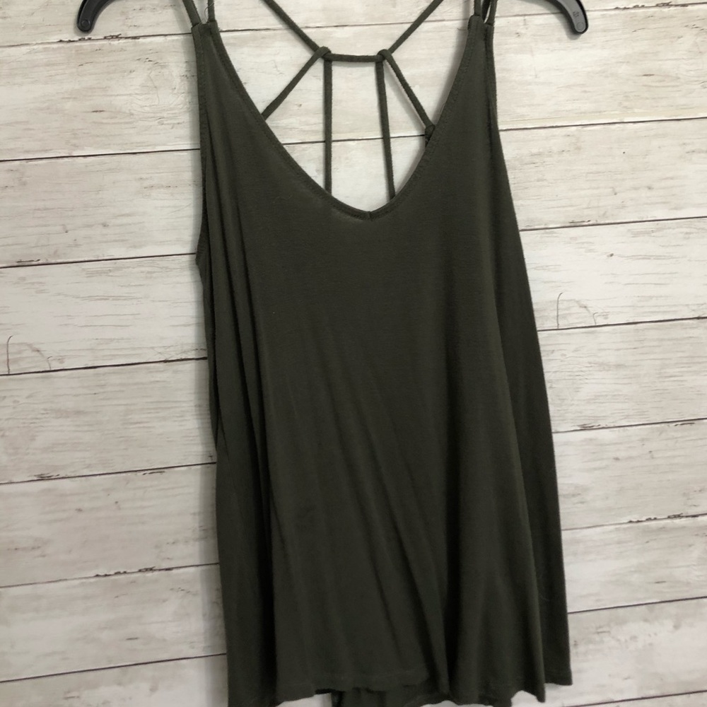 Cage back tank top